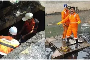 10 Potret Pasukan Orange saat jalankan tugas, kasih dua jempol deh