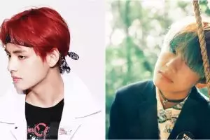 7 Gaya rambut V 'BTS' paling nyentrik, ada yang kayak lumut