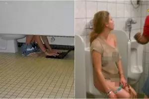 15 Kelakuan orang di kamar mandi umum ini bikin geleng-geleng kepala