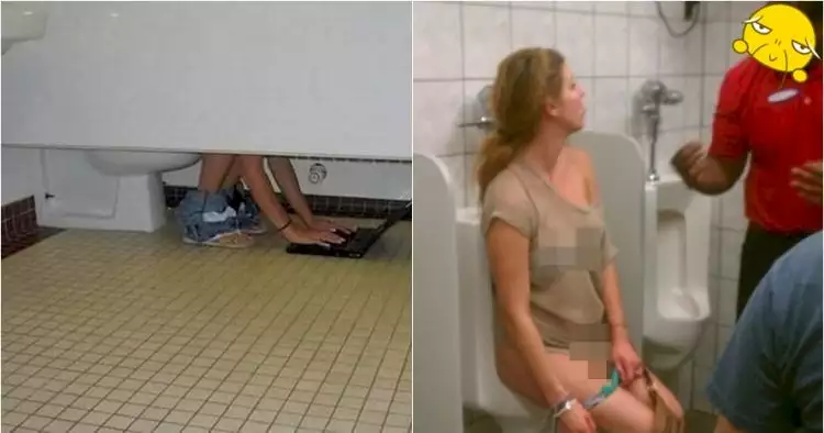 15 Kelakuan orang di kamar mandi umum ini bikin geleng-geleng kepala