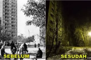 15 Foto mencekamnya suasana di 'kota mati' setelah tragedi Chernobyl