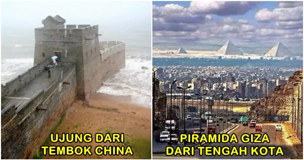 10 Foto tempat wisata dilihat dari sudut yang berbeda, nggak nyangka