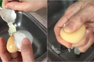 Beli telur asin, wanita ini terkejut melihat isinya