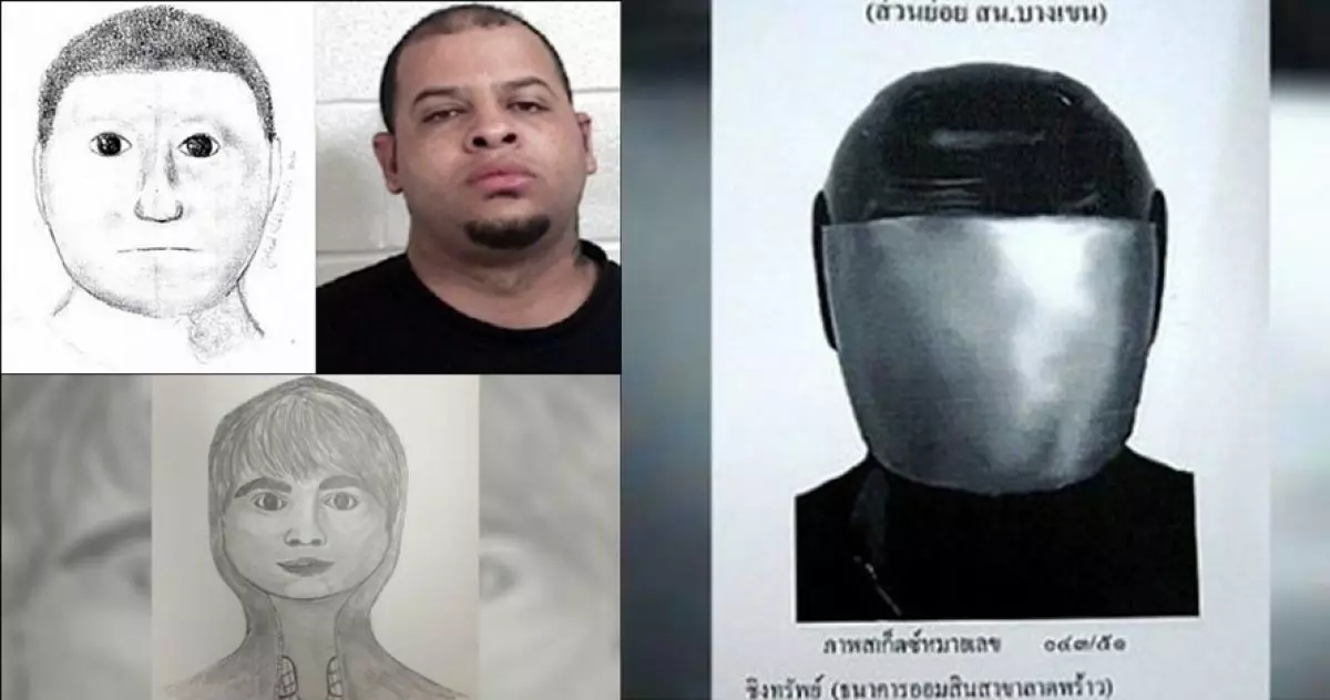 15 Sketsa wajah buronan ini gambarnya paling lucu, asli bikin ngakak