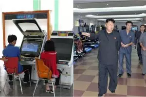 Mengejutkan, ini foto langka penampakan mainan dingdong di Korea Utara