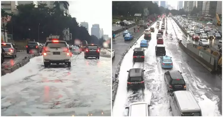 Ini penjelasan kenapa bisa ada 'salju' di Jakarta
