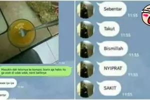 20 Obrolan kocak pasangan yang baru belajar masak ini bikin ngakak