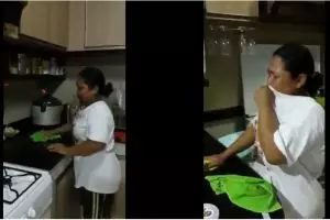 Ibu ART ini berurai air mata usai dengar Ahok divonis 2 tahun penjara