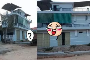 Lebih kocak dari Rumah Abu Nawas, rumah mewah ini cuma tipuan belaka