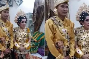 Terpaut 31 tahun, pernikahan pasangan ini bukti cinta tak pandang usia