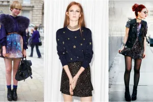 10 Padu padan motif galaksi ini bikin tampilan fashionable, tiru yuk