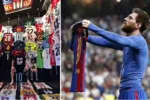 Ini daftar pemain yang jersey-nya dikoleksi Lionel Messi