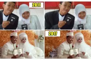 Dulu pasangan ujian praktik menikah, kini 2 orang ini jadi suami-istri