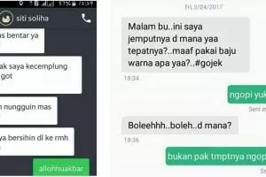 9 Percakapan lucu ojek online sama pelanggannya ini dijamin bikin geli