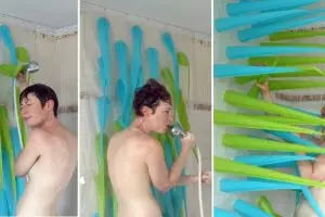 Pria ini ciptakan inovasi kocak kampanye hemat air, ternyata efektif