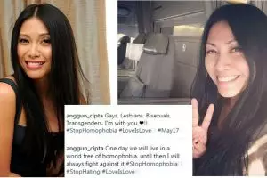 Dukung kaum LGBT, postingan Anggun C Sasmi tuai kontroversi