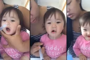 Cara keluarkan ingus pilek pada anak ini simpel banget, berani coba?