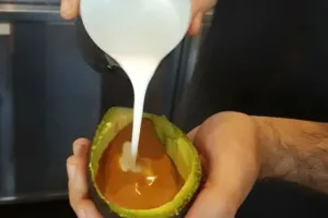 Yuk nikmati avolatte, latte dalam cangkir kulit alpukat