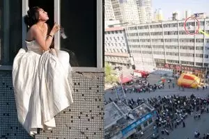 Diputus jelang nikah, wanita ini nekat bunuh diri lompat dari gedung