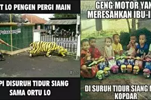 10 Meme tidur siang ini bikin kamu rindu jadi anak kecil