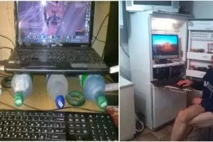 14 Trik cerdas ngademin laptop tanpa coolpad ini kocaknya bikin ngakak