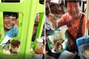 10 Alas makan tak biasa ini lagi ngetren, ada yang pakai serok sampah