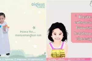 Duh, poster promosi kue Ayu Ting Ting dituding jiplak Nagita Slavina