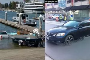 10 Foto mobil di tempat yang mengejutkan, mau ketawa tapi kasihan