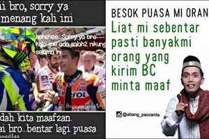 8 Meme 'minta maaf' ini selain lucu juga bikin puasamu makin khusyuk