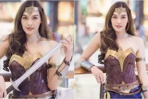 10 Foto model berpakaian ala Wonder Woman, nggak kalah sama Gal Gadot