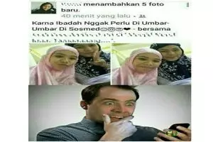 8 Meme 'pamer ibadah di medsos' ini lucu tapi juga nyindir, mak jleb