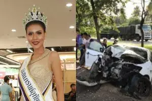 Kecelakaan mobil, kontestan Miss Grand Thailand 2017 ini meninggal