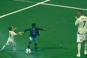Skill anak Cristiano Ronaldo ini bikin kagum, nggak beda sama bapaknya