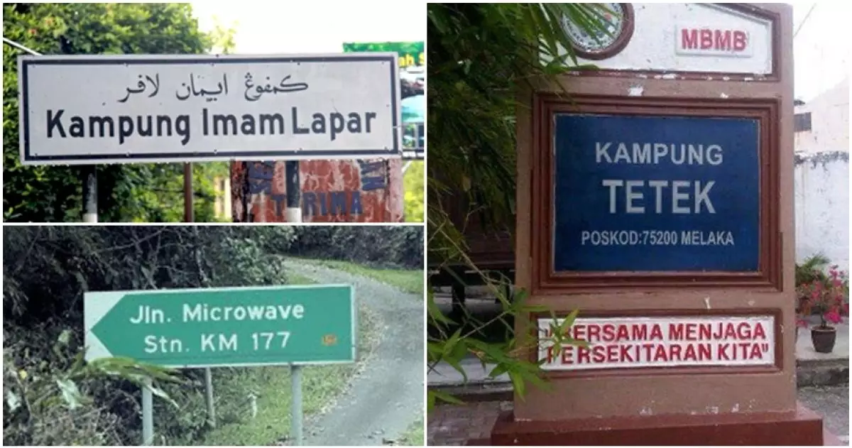15 Nama desa dan jalan di Malaysia ini uniknya kebangetan