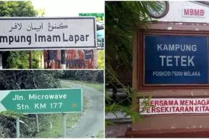 15 Nama desa dan jalan di Malaysia ini uniknya kebangetan
