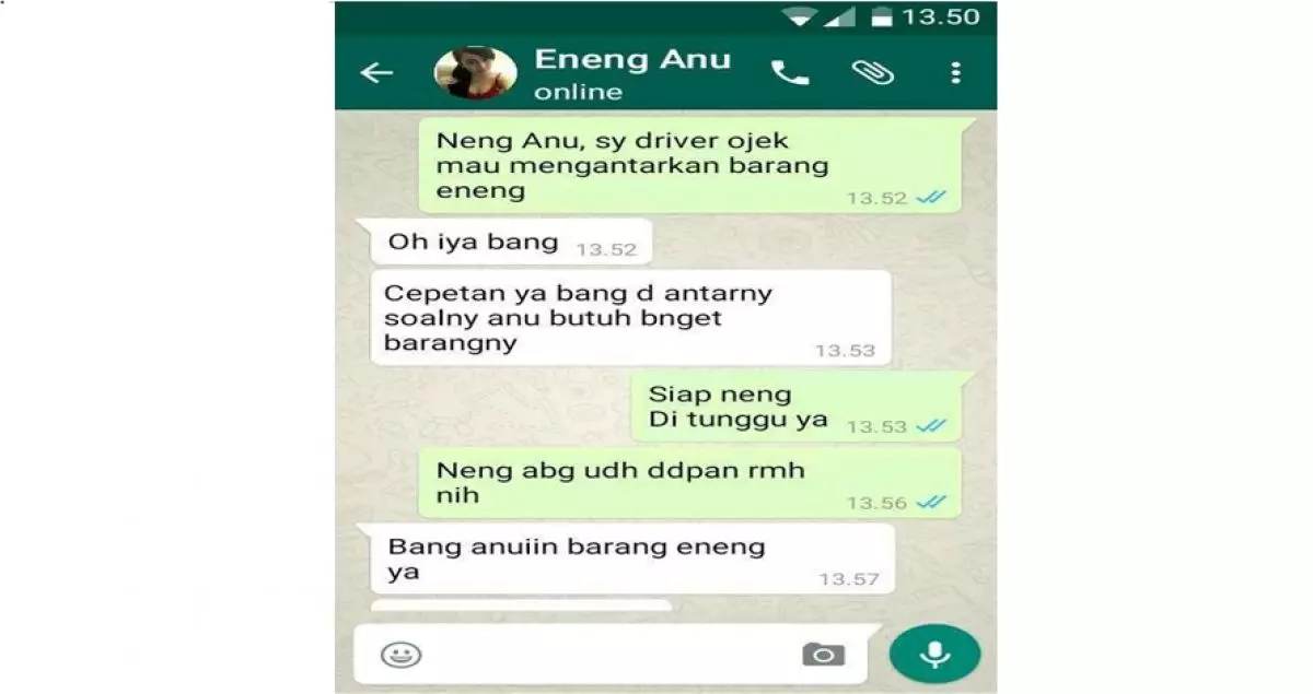 Obrolan salah paham ojek online & konsumen ini berakhir kocak