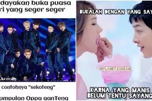 10 Meme K-Pop edisi buka puasa ini bikin tersenyum kecut