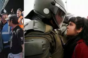 15 Potret wanita pemberani saat unjuk rasa, tak takut lawan aparat