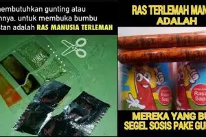 10 Meme 'Ras Manusia Terlemah' ini ngocolnya berlebihan