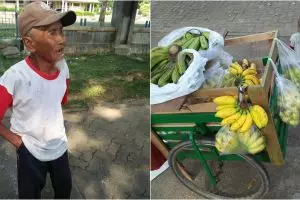 Kisah kakek penjual pisang yang dirampok ini bikin geram netizen