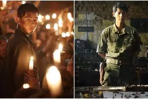10 Foto kembalinya Song Joong-ki jadi tentara di 'Battleship Island'