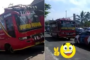 Hukuman polisi untuk sopir bus tukang serobot ini nggak terduga banget