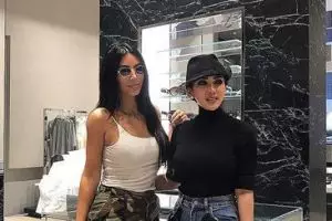 Syahrini tak sengaja ketemu Kim Kardashian, ini lho yang dilakukannya