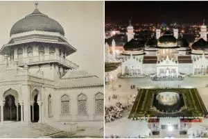 11 Foto transformasi Masjid Baiturrahman Aceh, mirip Masjid Nabawi