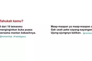5 Humor ngawur ini bikin kamu keinget mantan pacar saat Ramadan