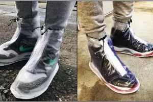 Dry Steppers, mantel sepatu bikin kamu tetap gaya saat hujan