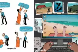 Nggak hanya lucu 7 komik tanpa percakapan ini punya makna mendalam