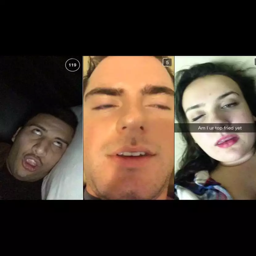 8 Tingkah kocak ketika orang mabuk main Snapchat