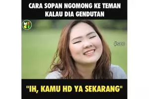 10 Meme 'cara sopan bilang gendut' ini bikin senyum-senyum sendiri deh