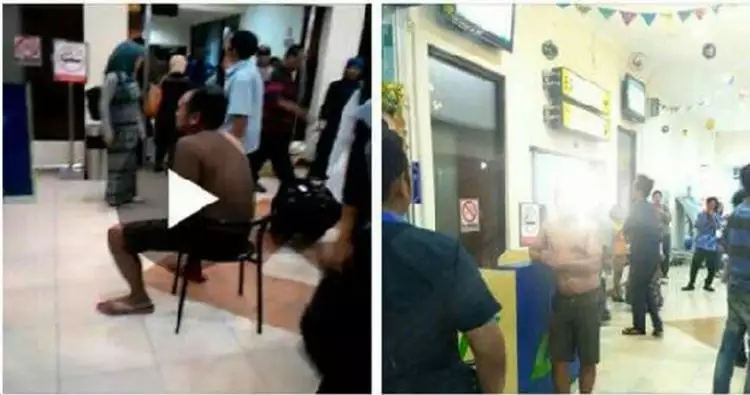 Sopir taksi online dihukum buka baju di Bandara Yogyakarta
